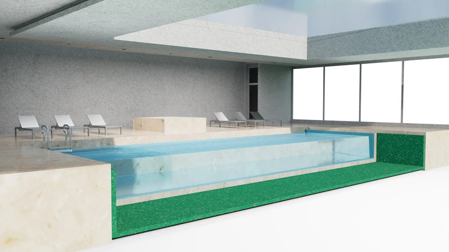Isolgomma Megapoint Swimming Pool Vibration Isolation